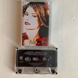 Shania Twain Come on Over & Faith Hill Take me as I am Cassette Tape